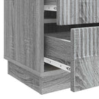 Armadio da Notte con cassetto Grigio Sonoma 62 x 34,5 x 44,5 cm