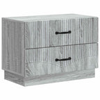 Armadio da Notte con cassetto Grigio Sonoma 62 x 34,5 x 44,5 cm