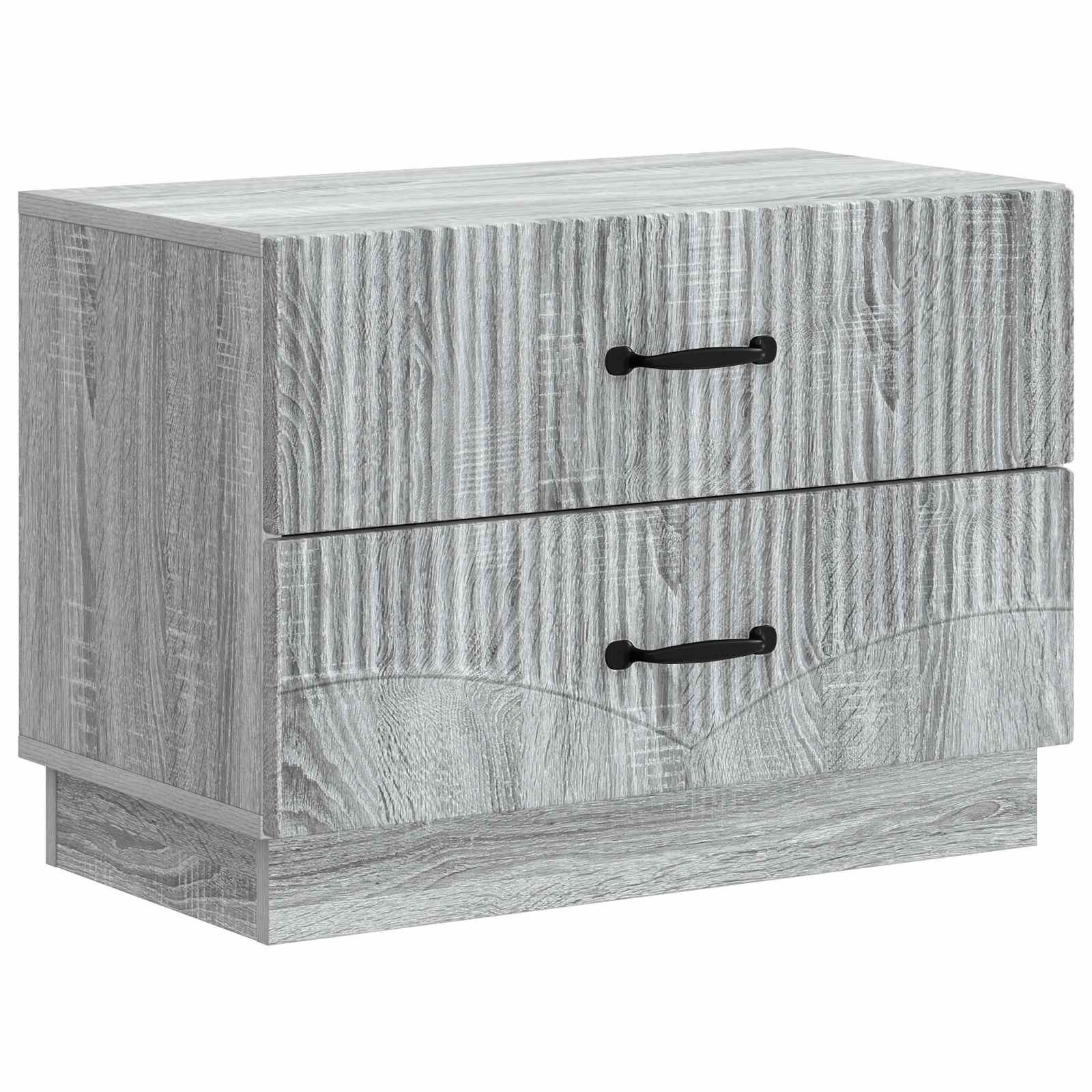 Armadio da Notte con cassetto Grigio Sonoma 62 x 34,5 x 44,5 cm