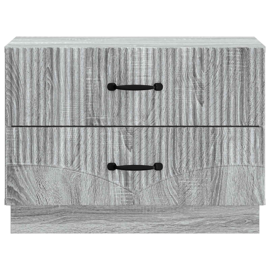 Armadio da Notte con cassetto Grigio Sonoma 62 x 34,5 x 44,5 cm