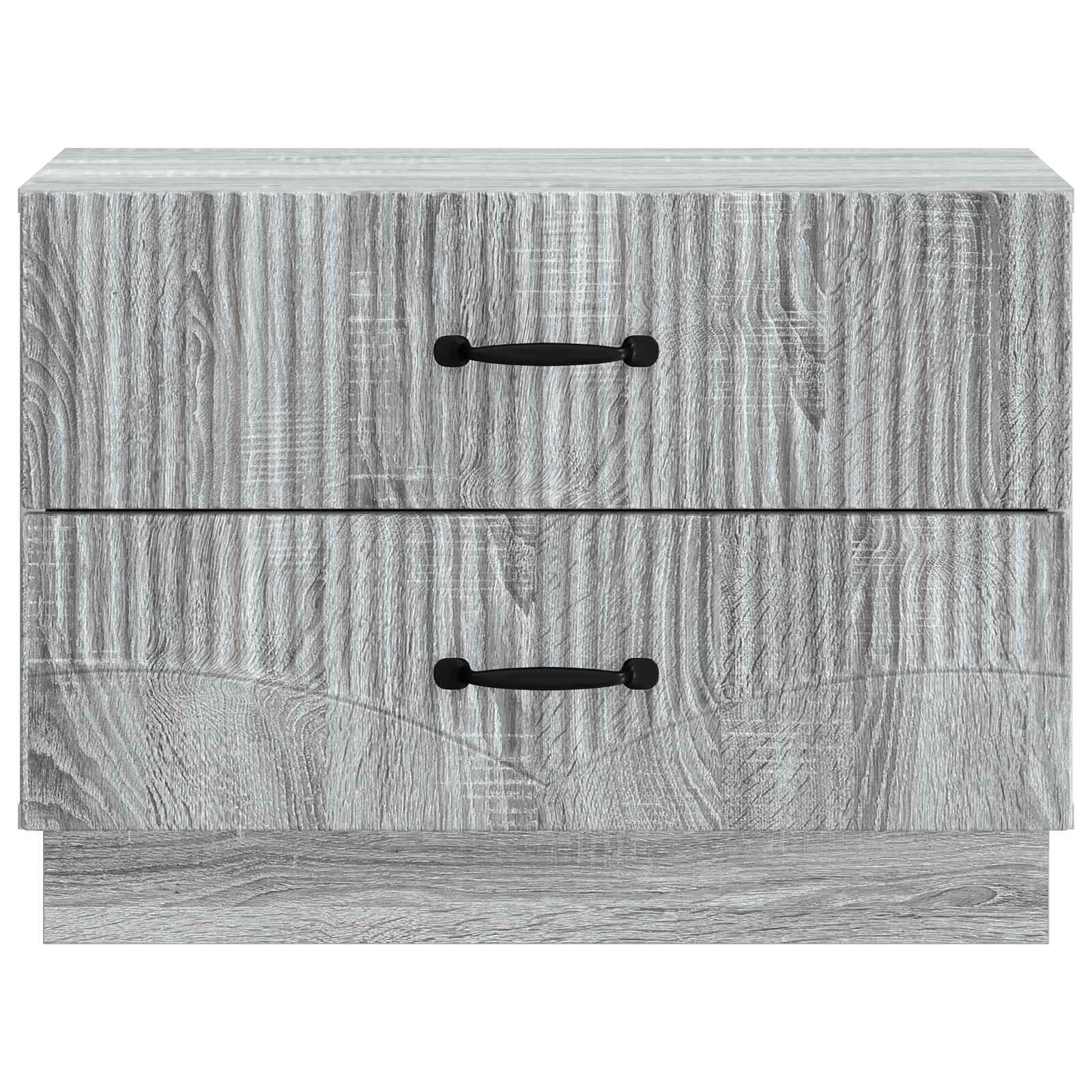 Armadio da Notte con cassetto Grigio Sonoma 62 x 34,5 x 44,5 cm