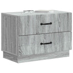 Armadio da Notte con cassetto Grigio Sonoma 62 x 34,5 x 44,5 cm