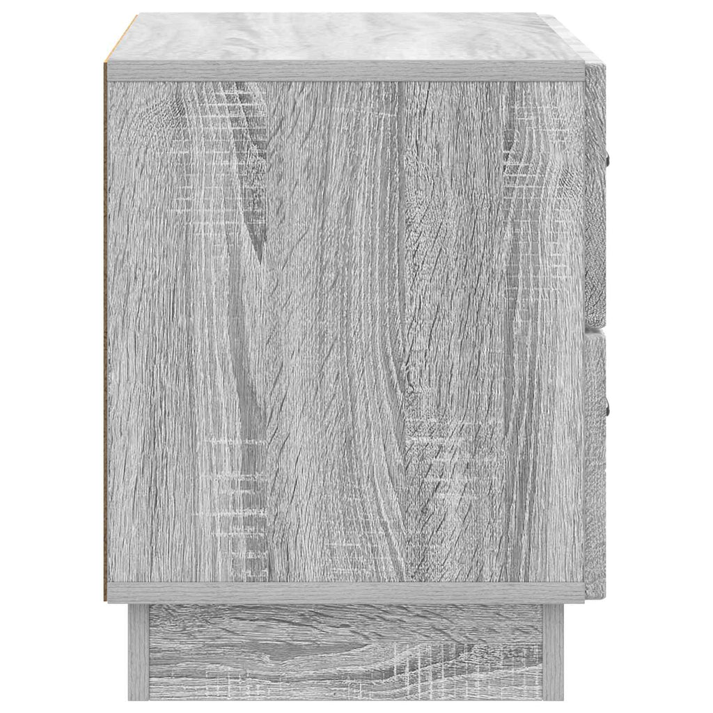 Armadio da Notte con cassetto Grigio Sonoma 62 x 34,5 x 44,5 cm