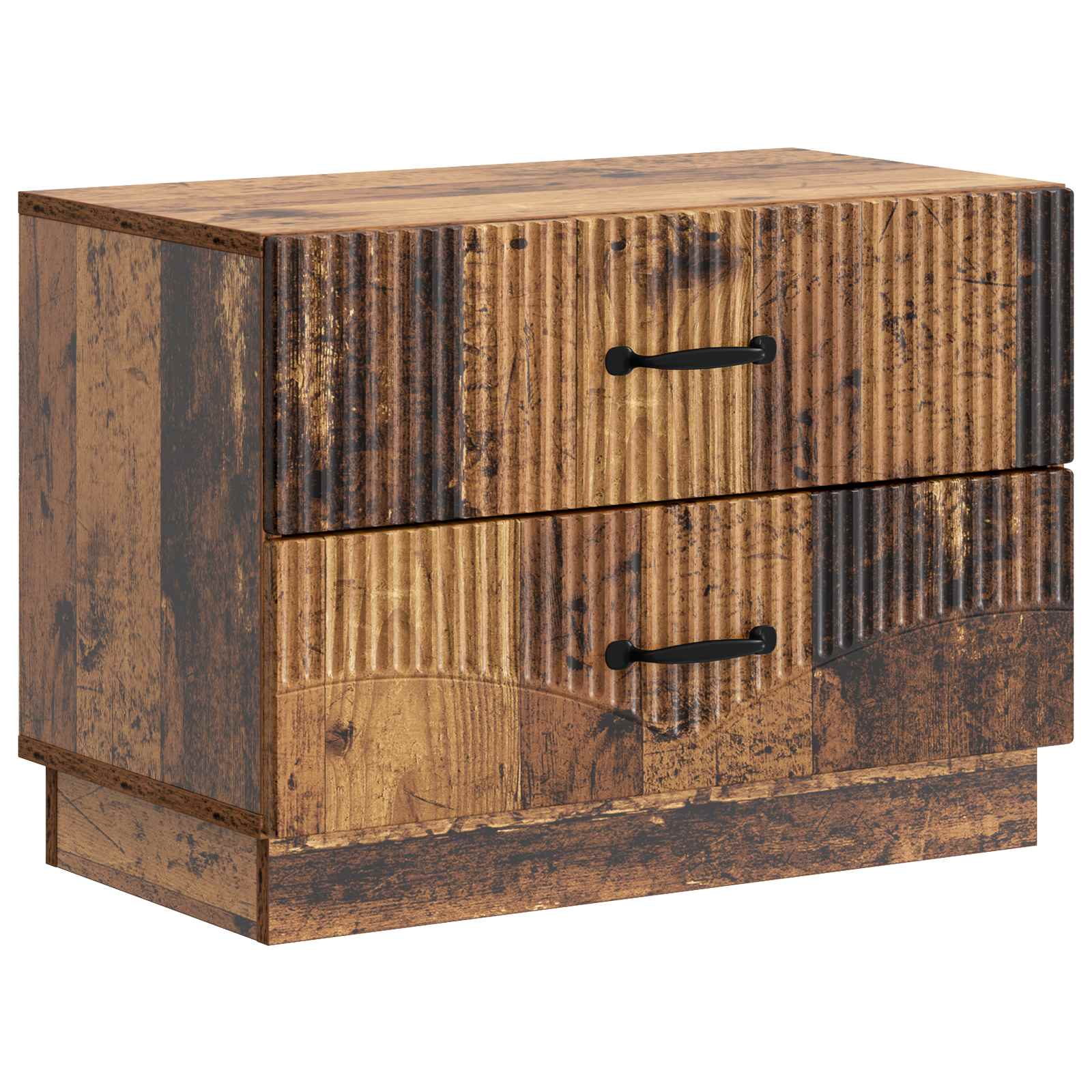 Armadio da Notte con cassetto Legno antico 62 x 34,5 x 44,5 cm