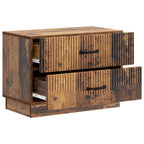 Armadio da Notte con cassetto Legno antico 62 x 34,5 x 44,5 cm