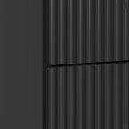 Armadio da Notte Nero 43 x 41 x 63,5 cm Legno ingegnerizzato