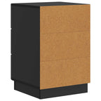 Armadio da Notte Nero 43 x 41 x 63,5 cm Legno ingegnerizzato