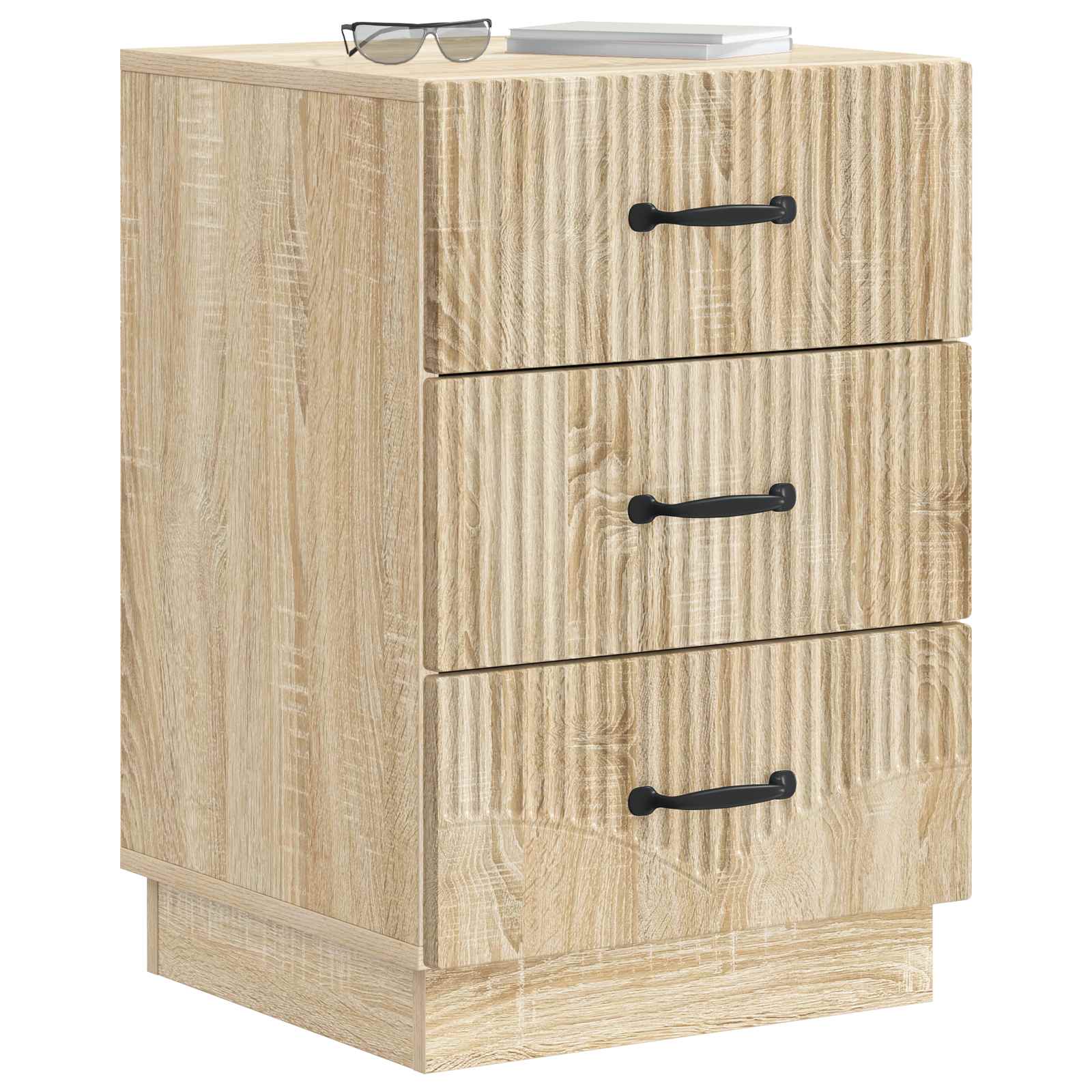 Armadio da Notte con cassetto Rovere Sonoma 43 x 41 x 63,5 cm