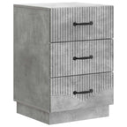 Armadio da Notte con cassetto Grigio Cemento 43 x 41 x 63,5 cm
