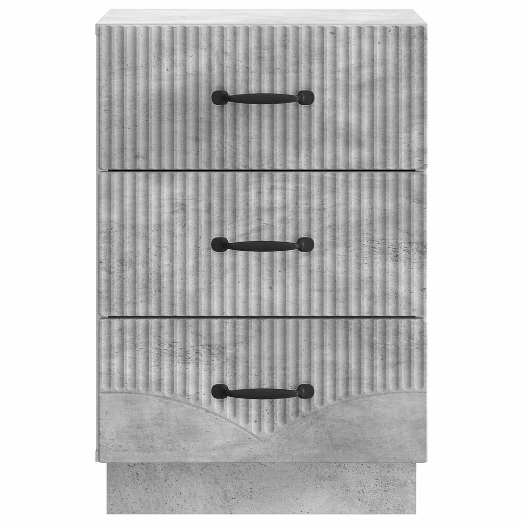 Armadio da Notte con cassetto Grigio Cemento 43 x 41 x 63,5 cm