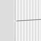 Armadio da Notte con cassetto Bianco Lucido 43 x 41 x 63,5 cm