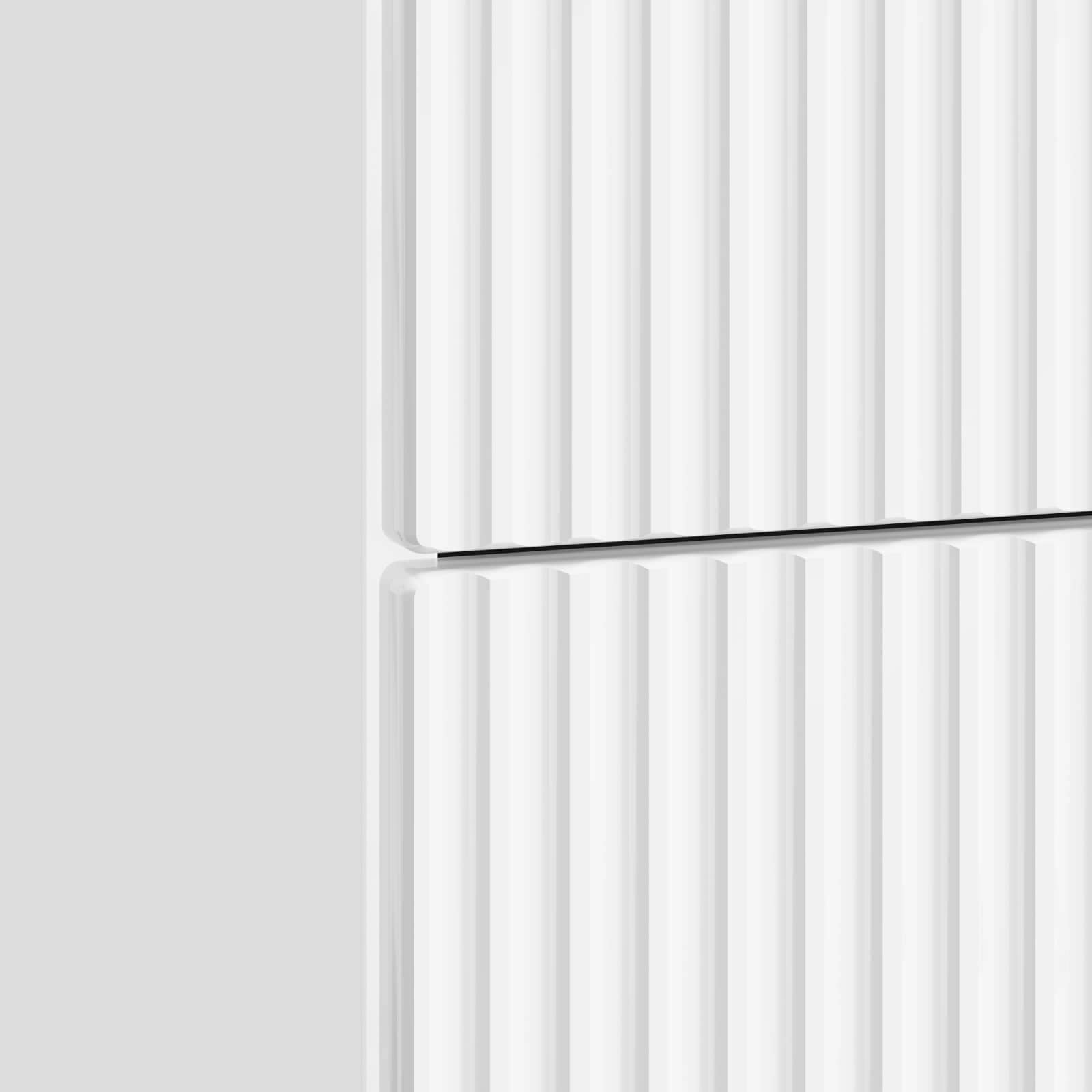Armadio da Notte con cassetto Bianco Lucido 43 x 41 x 63,5 cm