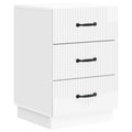 Armadio da Notte con cassetto Bianco Lucido 43 x 41 x 63,5 cm