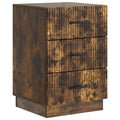 Armadio da Notte con cassetto Rovere Fumo 43 x 41 x 63,5 cm