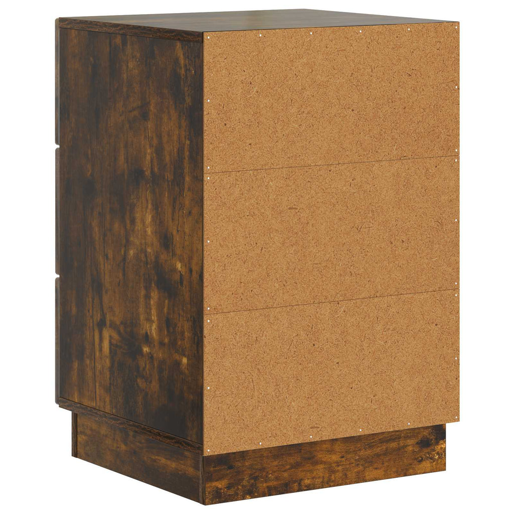 Armadio da Notte con cassetto Rovere Fumo 43 x 41 x 63,5 cm
