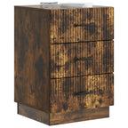 Armadio da Notte con cassetto Rovere Fumo 43 x 41 x 63,5 cm