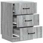 Armadio da Notte con cassetto Grigio Sonoma 43 x 41 x 63,5 cm
