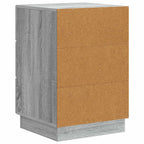 Armadio da Notte con cassetto Grigio Sonoma 43 x 41 x 63,5 cm