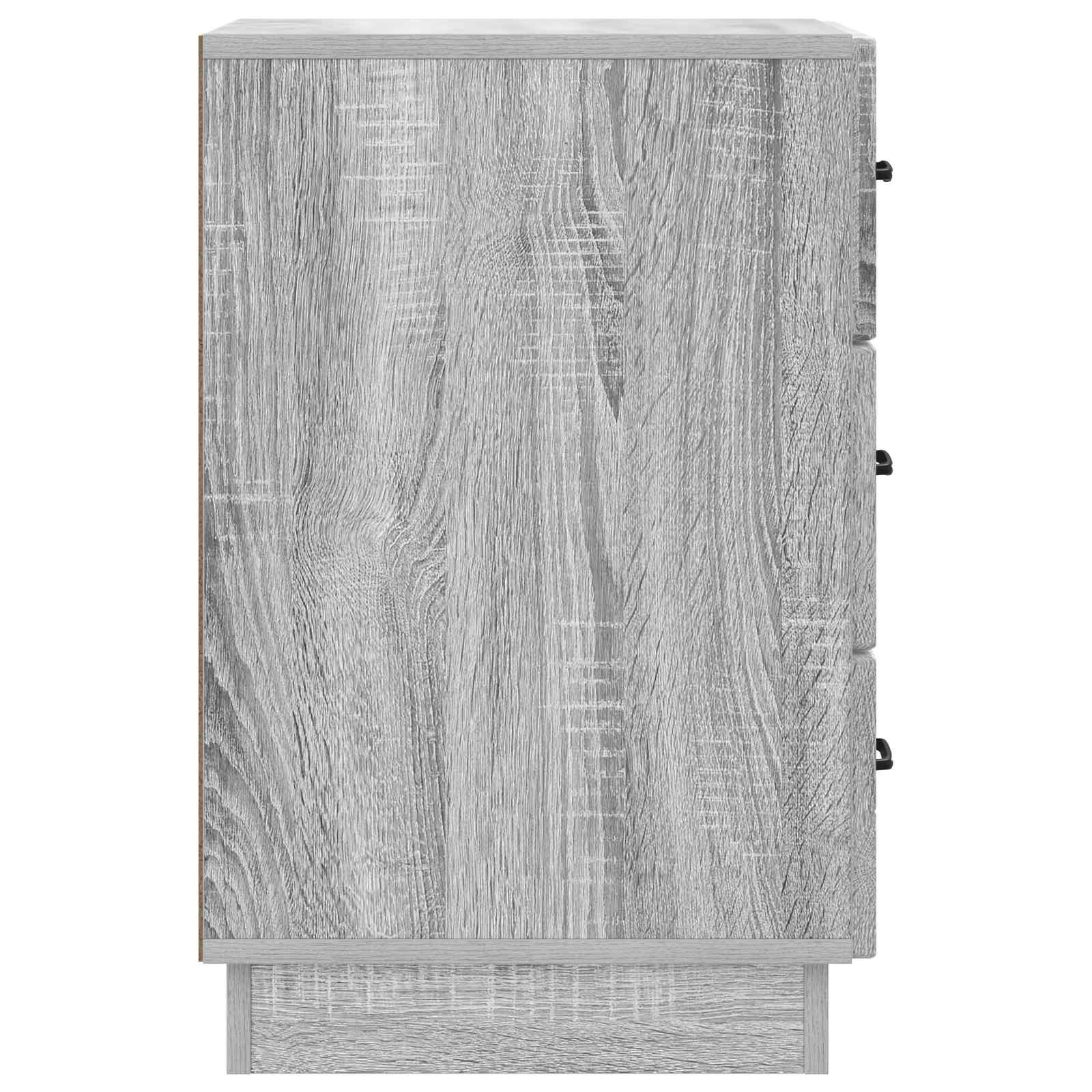 Armadio da Notte con cassetto Grigio Sonoma 43 x 41 x 63,5 cm