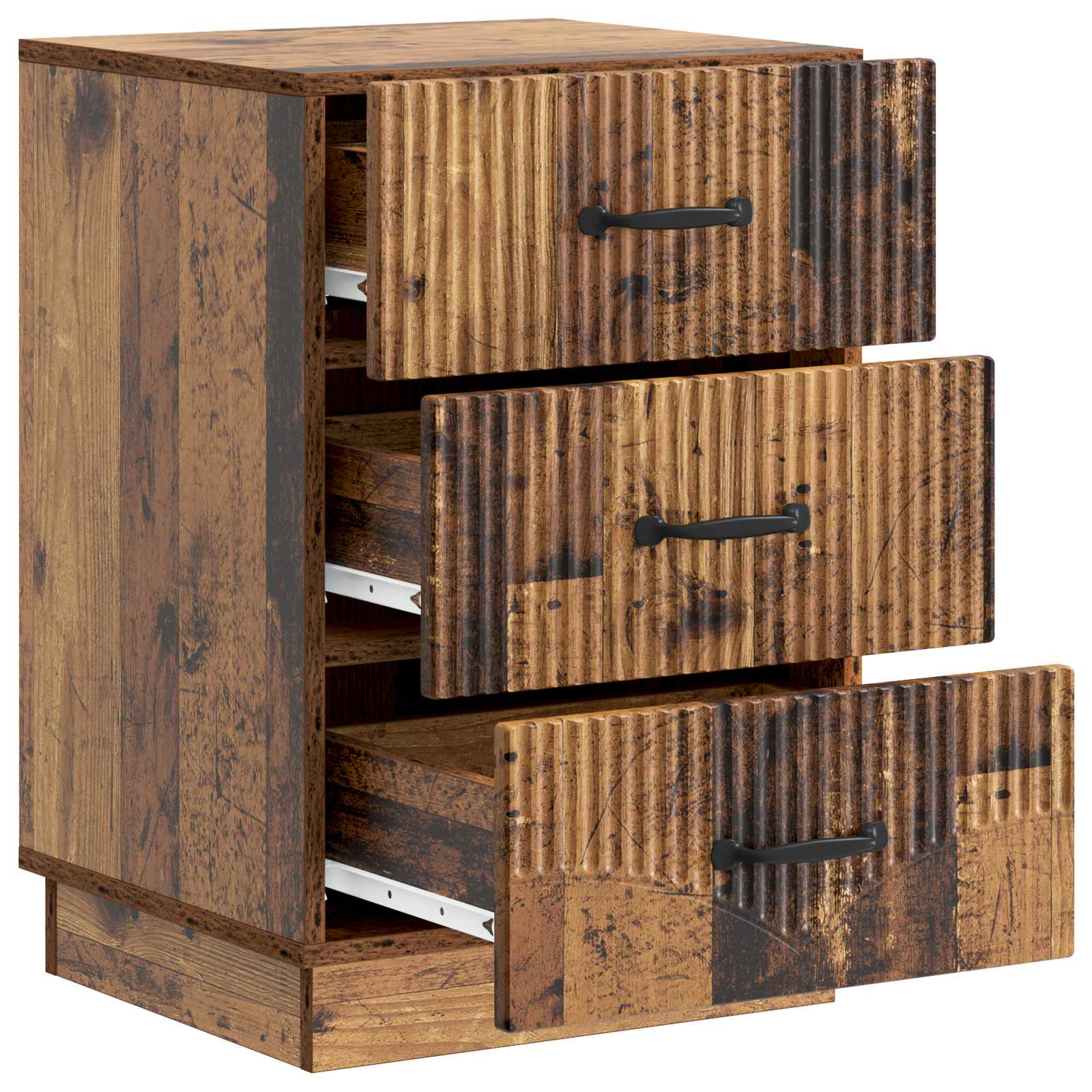 Armadio da Notte con cassetto Legno antico 43 x 41 x 63,5 cm