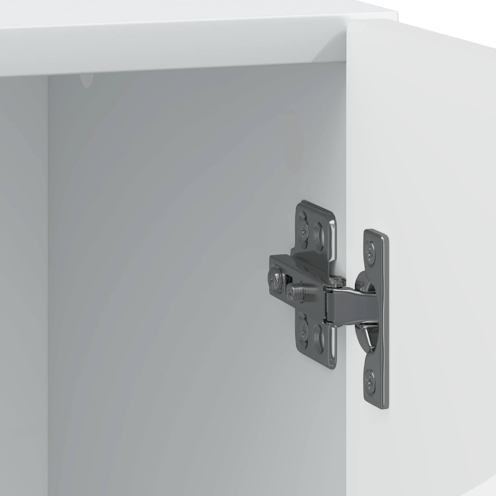 Comodino 2 pcs Bianco 43 x 34,5 x 47 cm Legno ingegnerizzato