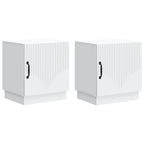 Comodino 2 pcs Bianco 43 x 34,5 x 47 cm Legno ingegnerizzato