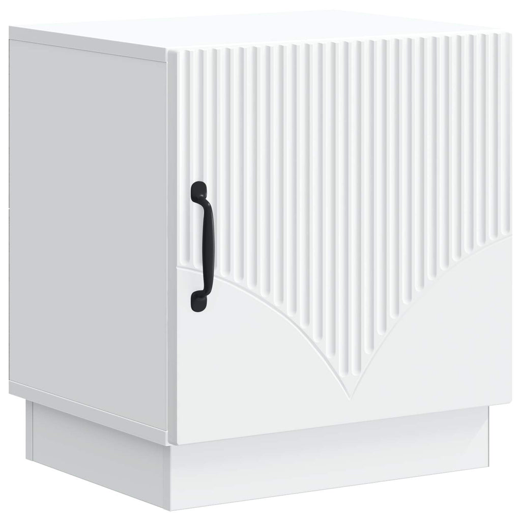 Comodino 2 pcs Bianco 43 x 34,5 x 47 cm Legno ingegnerizzato
