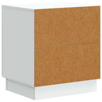 Comodino 2 pcs Bianco 43 x 34,5 x 47 cm Legno ingegnerizzato