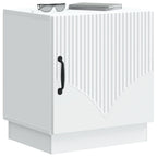 Comodino 2 pcs Bianco 43 x 34,5 x 47 cm Legno ingegnerizzato