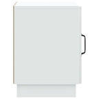 Comodino 2 pcs Bianco 43 x 34,5 x 47 cm Legno ingegnerizzato