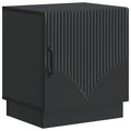 Comodino Nero 43 x 34,5 x 47 cm Legno ingegnerizzato