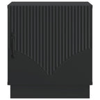 Comodino Nero 43 x 34,5 x 47 cm Legno ingegnerizzato