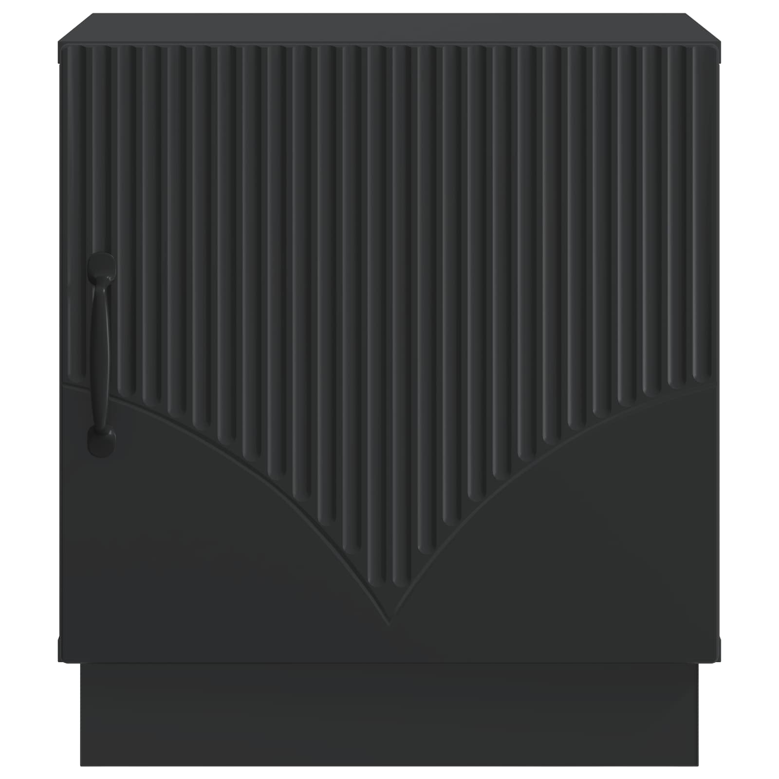 Comodino Nero 43 x 34,5 x 47 cm Legno ingegnerizzato