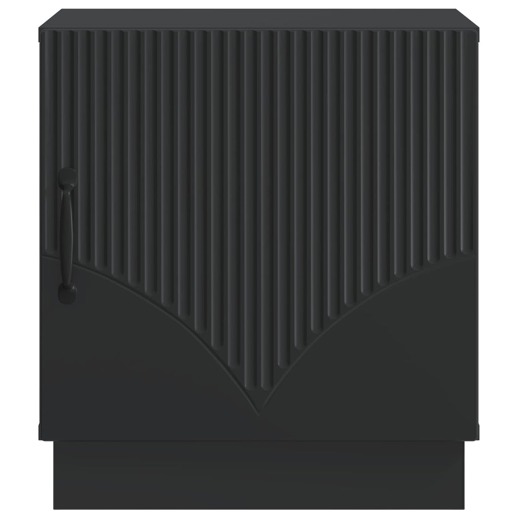 Comodino 2 pcs Nero 43 x 34,5 x 47 cm Legno ingegnerizzato
