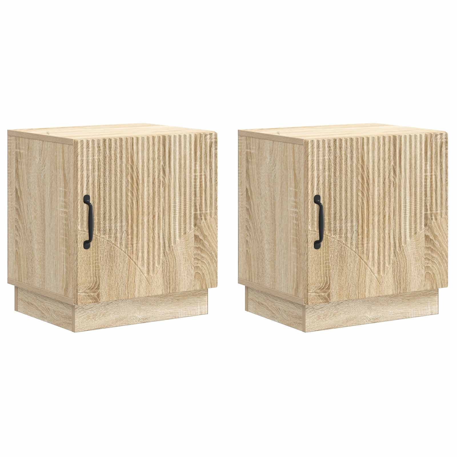 Comodino 2 pcs Rovere Sonoma 43 x 34,5 x 47 cm