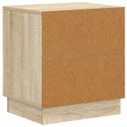 Comodino 2 pcs Rovere Sonoma 43 x 34,5 x 47 cm