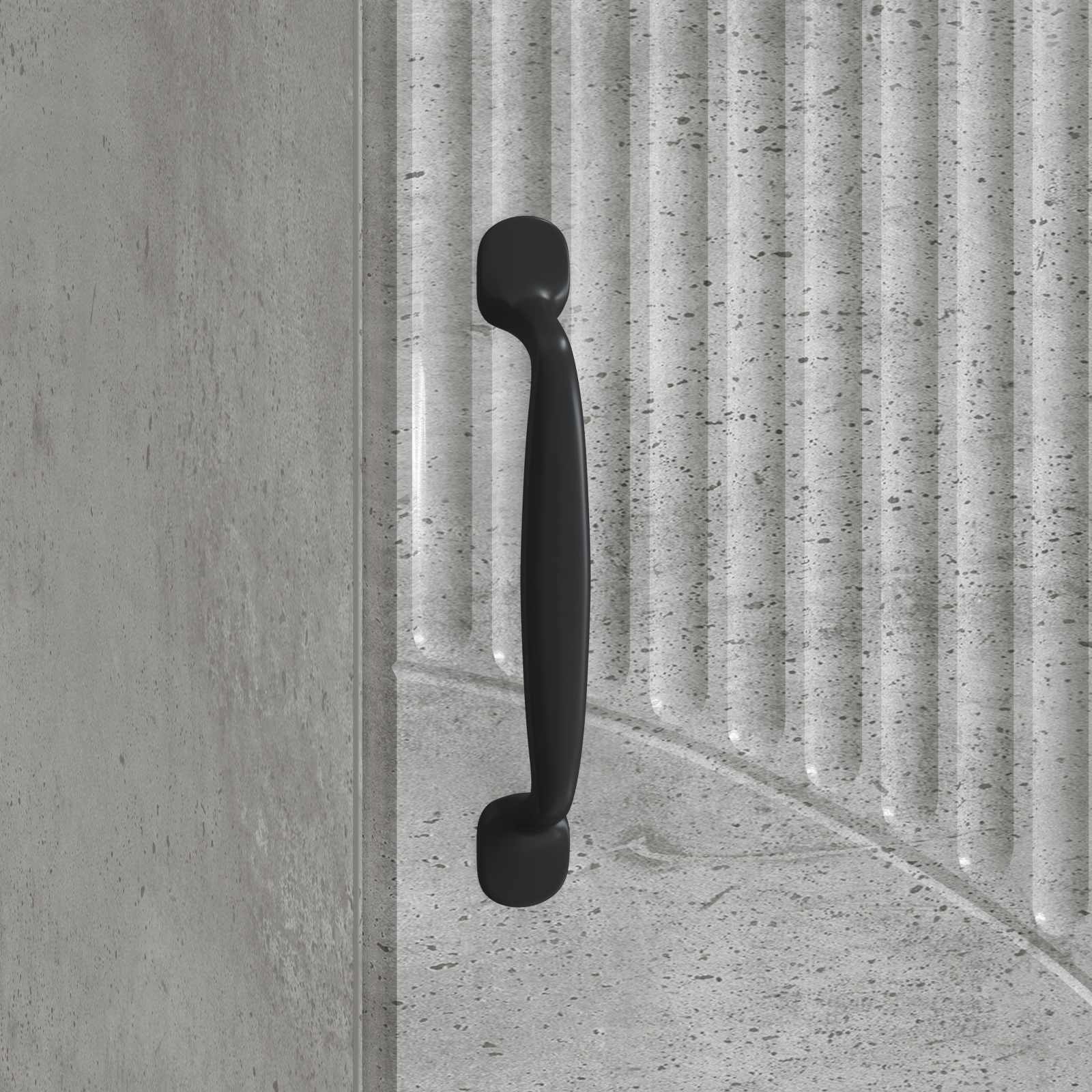 Comodino Grigio Concretè 43 x 34,5 x 47 cm Legno ingegnerizzato