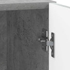 Comodino Grigio Concretè 43 x 34,5 x 47 cm Legno ingegnerizzato