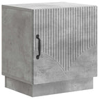 Comodino Grigio Concretè 43 x 34,5 x 47 cm Legno ingegnerizzato