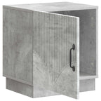 Comodino Grigio Concretè 43 x 34,5 x 47 cm Legno ingegnerizzato