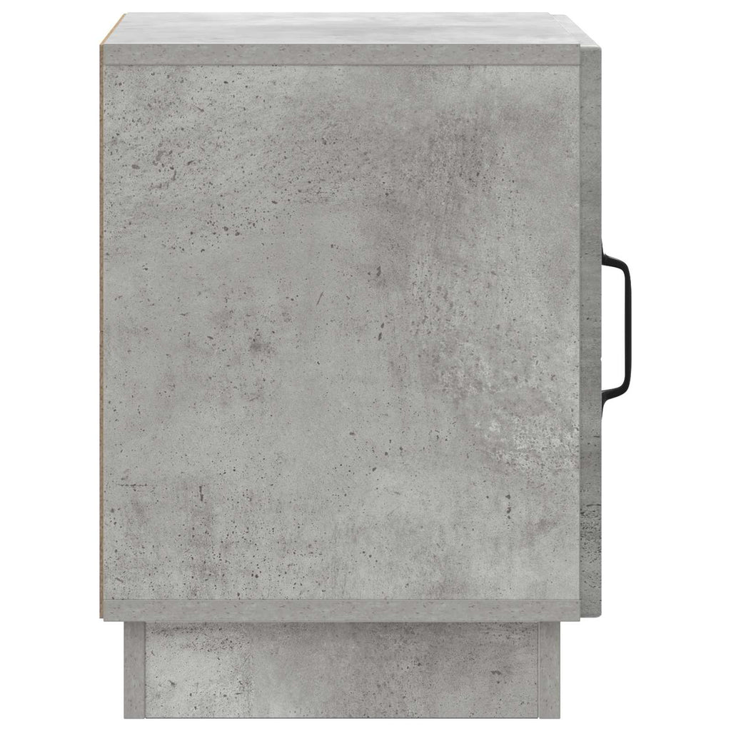 Comodino Grigio Concretè 43 x 34,5 x 47 cm Legno ingegnerizzato