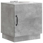 Comodino 2 pcs Grigio Concretè 43 x 34,5 x 47 cm