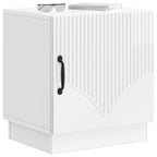 Comodino 2 pcs Bianco Lucido 43 x 34,5 x 47 cm