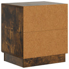 Comodino Rovere Fumo 43 x 34,5 x 47 cm Legno ingegnerizzato