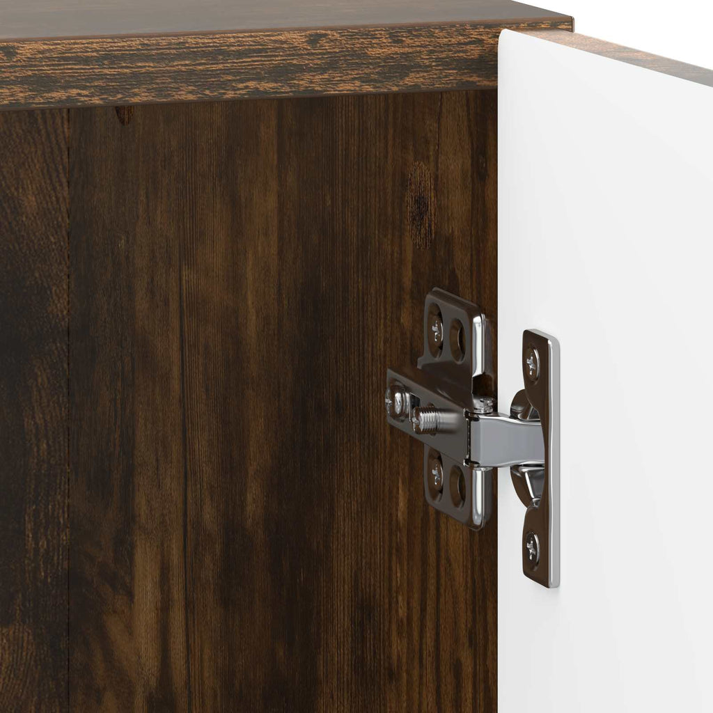 Comodino 2 pcs Rovere Fumo 43 x 34,5 x 47 cm