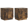 Comodino 2 pcs Rovere Fumo 43 x 34,5 x 47 cm