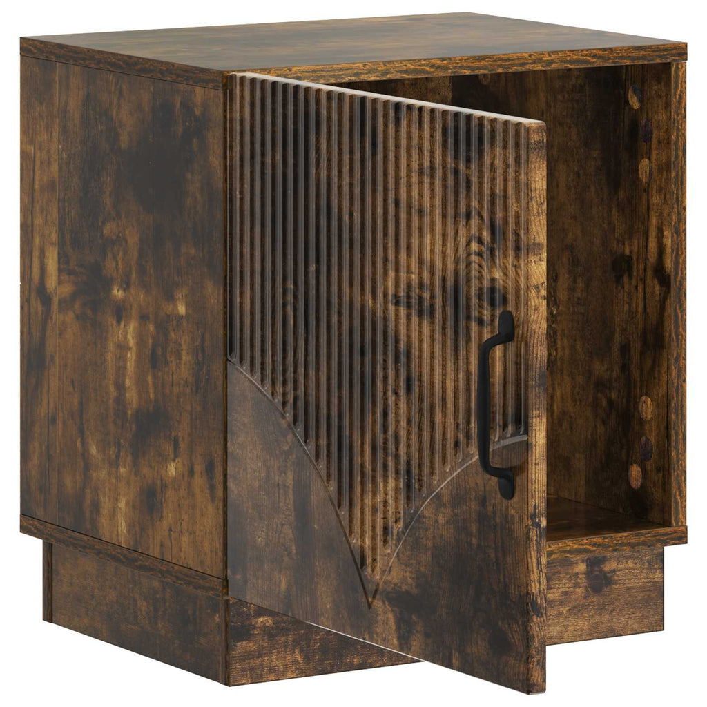Comodino 2 pcs Rovere Fumo 43 x 34,5 x 47 cm
