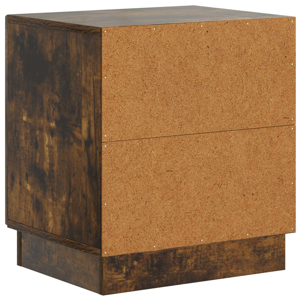 Comodino 2 pcs Rovere Fumo 43 x 34,5 x 47 cm