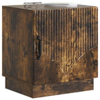 Comodino 2 pcs Rovere Fumo 43 x 34,5 x 47 cm