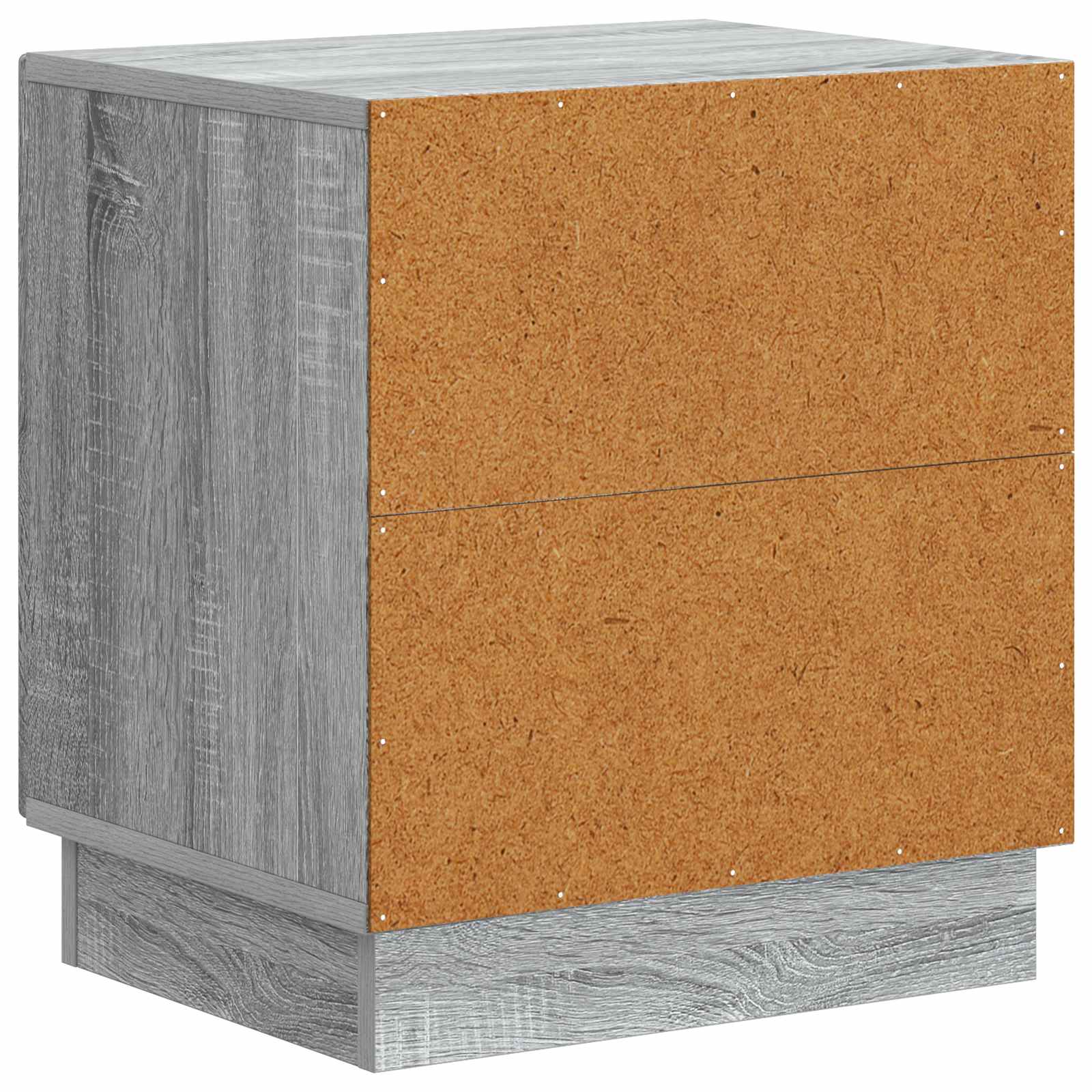 Comodino Sonoma grigio 43 x 34,5 x 47 cm Legno ingegnerizzato